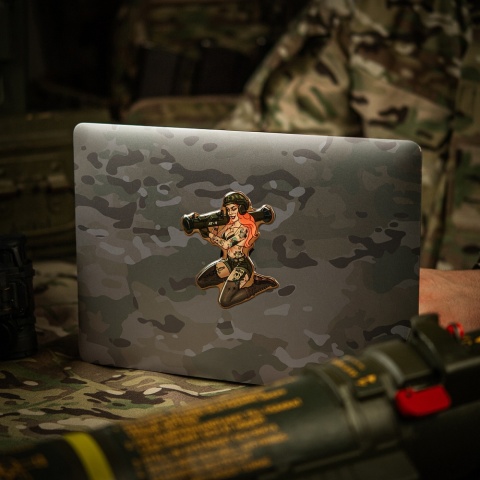 M-TAC Naklejka Tactical Girl 10 AT4 Tattoo