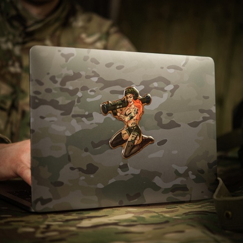 M-TAC Naklejka Tactical Girl 10 AT4 Tattoo