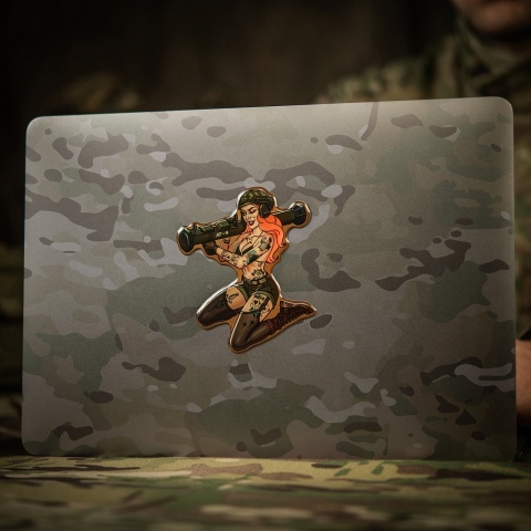 M-TAC Naklejka Tactical Girl 10 AT4 Tattoo