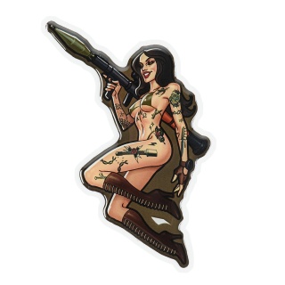 M-TAC Naklejka Tactical Girl 9 RPG Hooligan