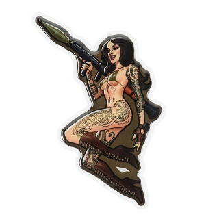 M-TAC Naklejka Tactical Girl 9 RPG Skandinavik