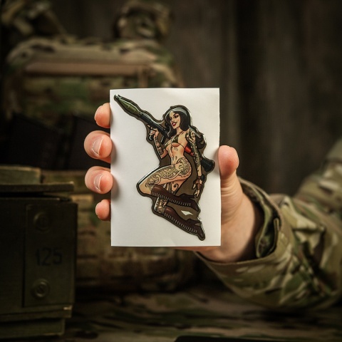 M-TAC Naklejka Tactical Girl 9 RPG Skandinavik