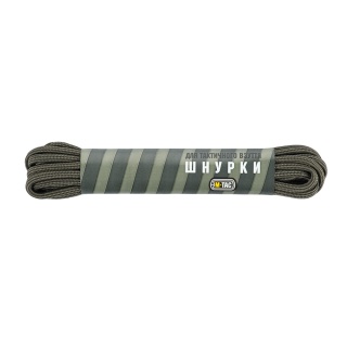 M-TAC Sznurowadła Typ 3 Dark Olive Green Stripes 135
