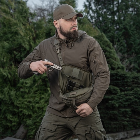 M-TAC Torba Sphaera Hardsling Bag Large z rzepem Elite Ranger Green