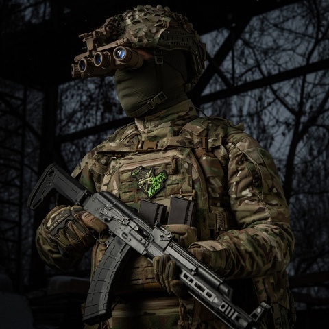 M-TAC Naszywka na rzep Patch See in the dark as a Predator PVC Black Olive