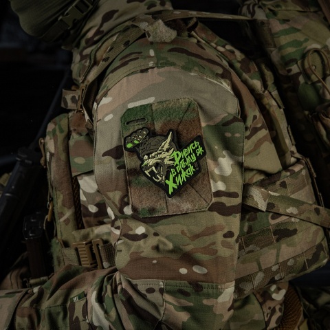 M-TAC Naszywka na rzep Patch See in the dark as a Predator PVC Black Olive