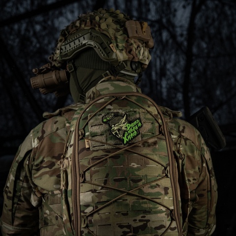 M-TAC Naszywka na rzep Patch See in the dark as a Predator PVC Black Olive