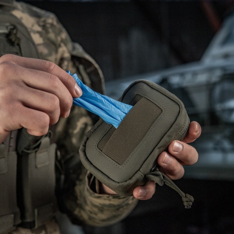 M-TAC Kieszeń na rękawiczki medyczne Elite Ranger Green