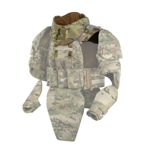 M-TAC Kołnierz ochronny na wkłady balistyczne do kamizelki taktycznej Plate Carrier Cuirass QRS MultiCam®