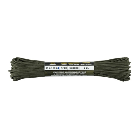 M-TAC Paracord Minicord Mil-Spec 30m Ranger Green