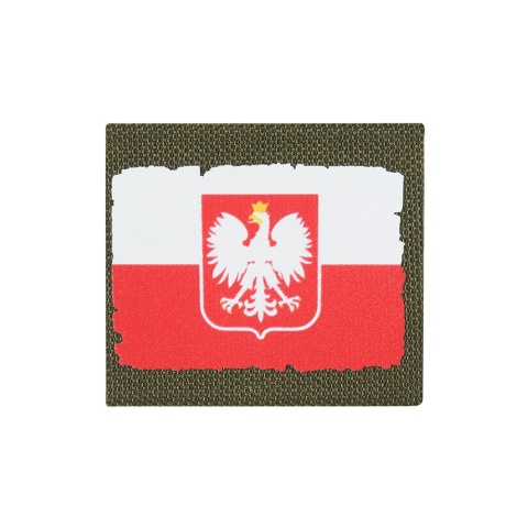 M-TAC Naszywka na rzep Patch MOLLE Flaga Polski White Red Ranger Green