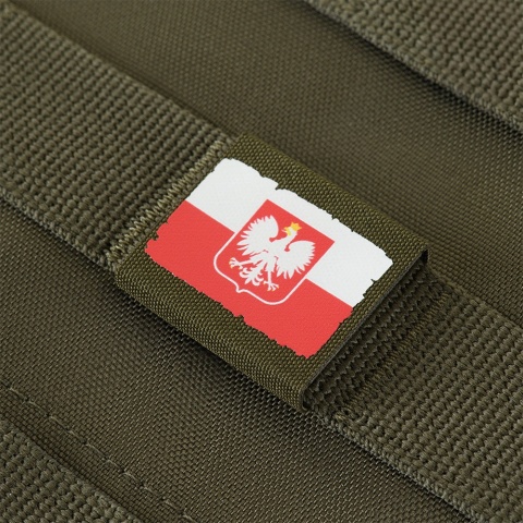 M-TAC Naszywka na rzep Patch MOLLE Flaga Polski White Red Ranger Green