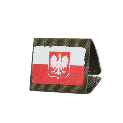 M-TAC Naszywka na rzep Patch MOLLE Flaga Polski White Red Ranger Green