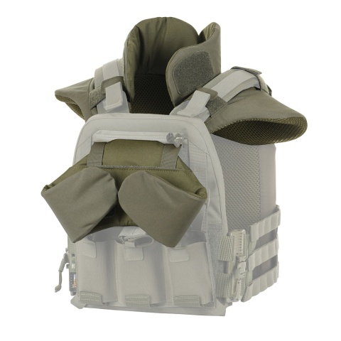 M-TAC Kołnierz ochronny na wkłady balistyczne do kamizelki taktycznej Plate Carrier Cuirass QRS Ranger Green