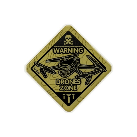 M-TAC Naklejka 3D Drones Zone Coyote