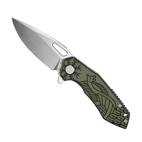 M-TAC Nóż Składany Type 12 Scandinavian Stonewash Black/Olive