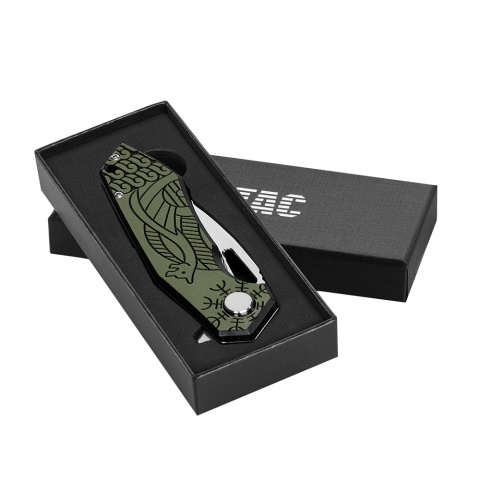 M-TAC Nóż Składany Type 12 Scandinavian Stonewash Black/Olive
