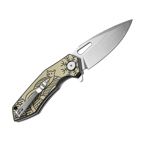 M-TAC Nóż Składany Type 12 Scandinavian Stonewash Black/Sand