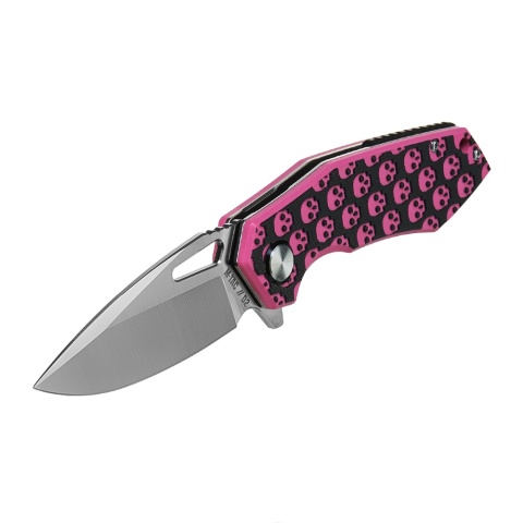M-TAC Nóż Składany Type 12 Skull Black/Pink Steel