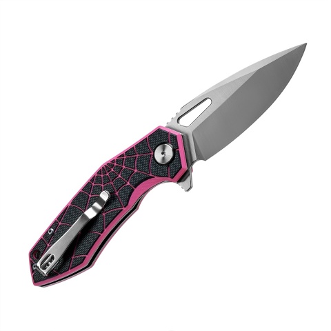M-TAC Nóż Składany Type 12 Spider Web Black/Pink Steel
