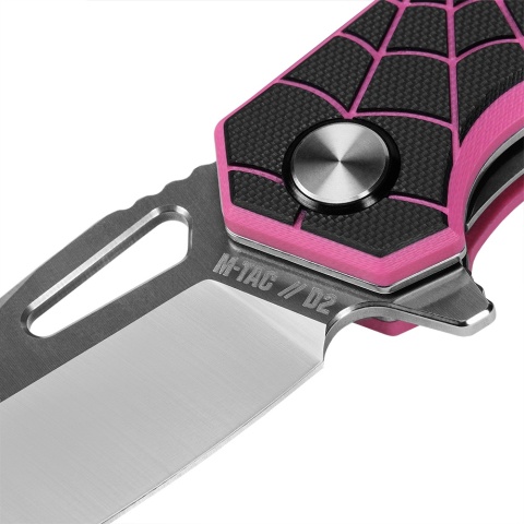 M-TAC Nóż Składany Type 12 Spider Web Black/Pink Steel