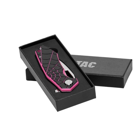 M-TAC Nóż Składany Type 12 Spider Web Black/Pink Steel