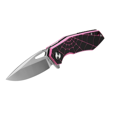 M-TAC Nóż Składany Type 12 Spider Web Black/Pink Steel