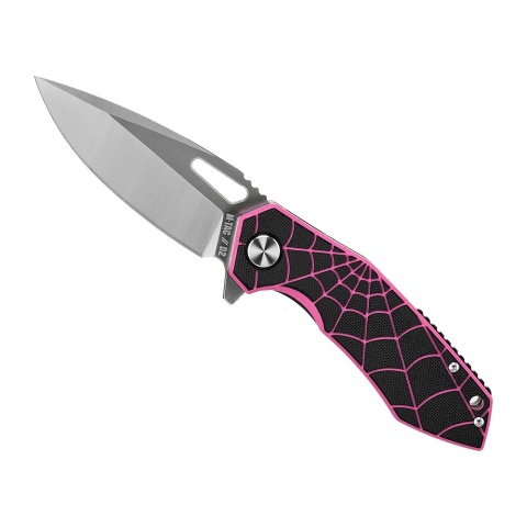 M-TAC Nóż Składany Type 12 Spider Web Black/Pink Steel