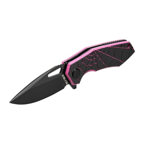 M-TAC Nóż Składany Type 12 Spider Web Black/Pink