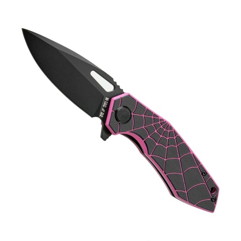 M-TAC Nóż Składany Type 12 Spider Web Black/Pink