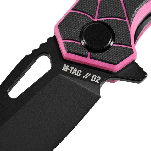 M-TAC Nóż Składany Type 12 Spider Web Black/Pink