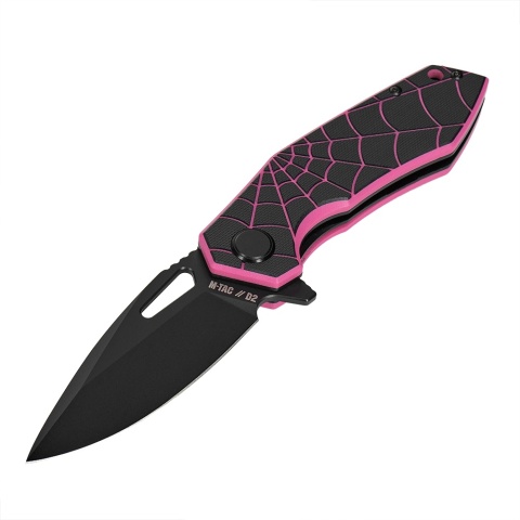 M-TAC Nóż Składany Type 12 Spider Web Black/Pink