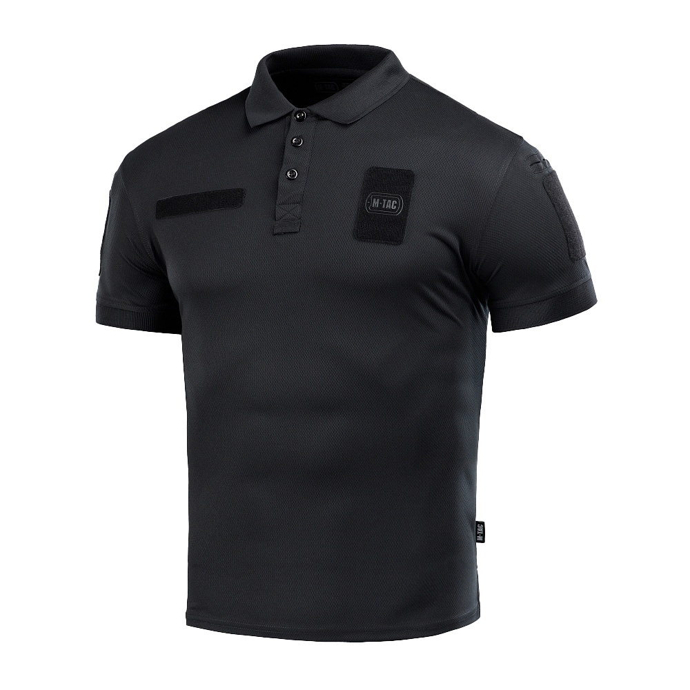 M-TAC Koszulka Polo Elite Tactical Coolmax Czarna