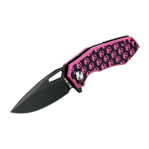 M-TAC Nóż Składany Type 12 Skull Black/Pink