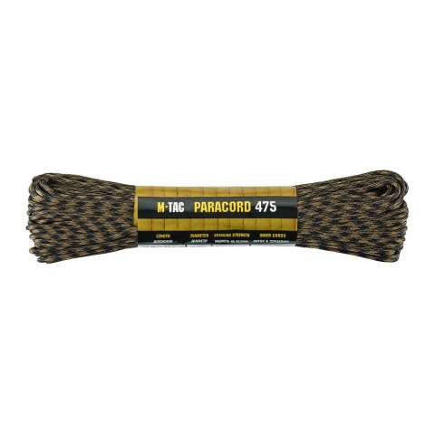 M-TAC Paracord 475 30m Black/Coyote