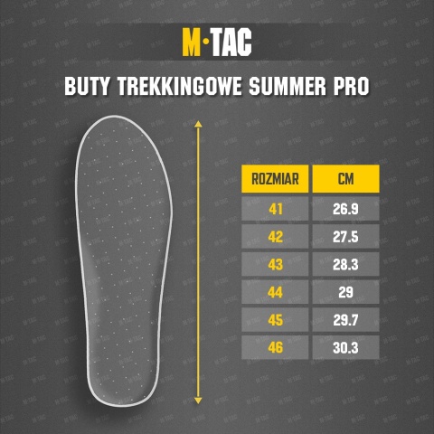 M-TAC Buty trekkingowe Summer Pro Coyote