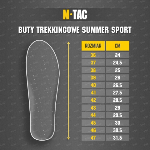 M-TAC Buty Trekkingowe Summer Sport Ciemno oliwkowe