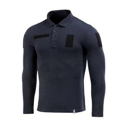 M-TAC Koszula Taktyczna Polo z długim rękawem 65/35 Dark Navy Blue