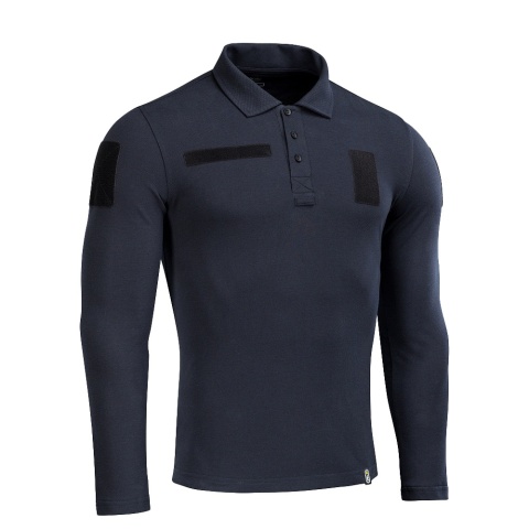 M-TAC Koszula Taktyczna Polo z długim rękawem 65/35 Dark Navy Blue