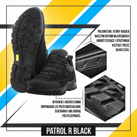 M-TAC Buty Trekkingowe Patrol R Czarne