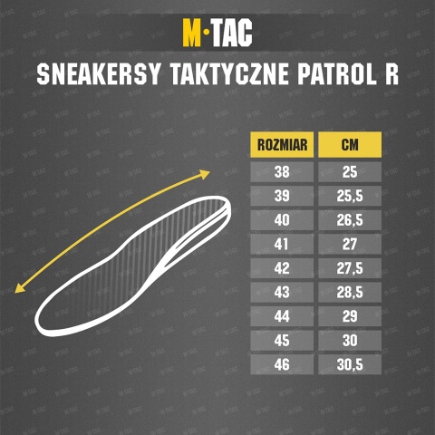 M-TAC Buty Tekkingowe Patrol R Vent Ciemno szare