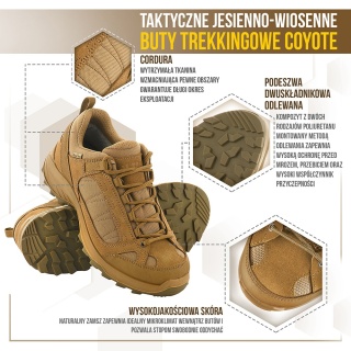 M-TAC Buty Trekkingowe Jesienno-Wiosenne Coyote