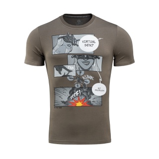 M-TAC Koszulka Comics Drone Girl Dark Olive