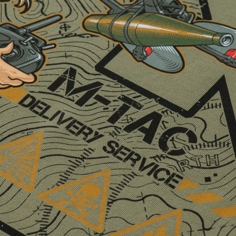 M-TAC Koszulka Delivery Service Jasno oliwkowa