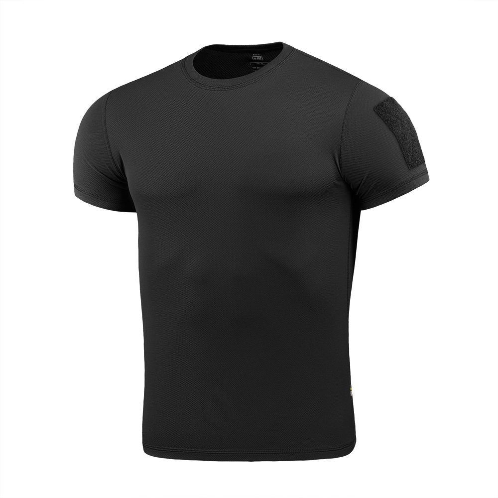 M-TAC Koszulka Summer Velcro Czarna (odprowadzająca pot)