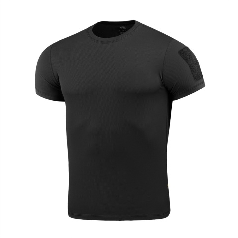 M-TAC Koszulka Summer Velcro Czarna (odprowadzająca pot)