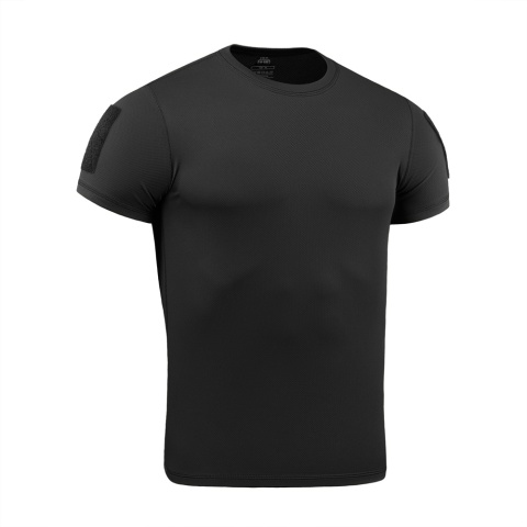 M-TAC Koszulka Summer Velcro Czarna (odprowadzająca pot)