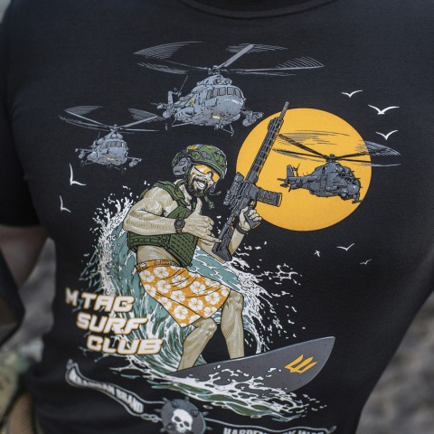 M-TAC Koszulka Surf Club Czarna