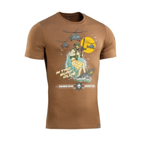 M-TAC Koszulka Surf Club Coyote Brown