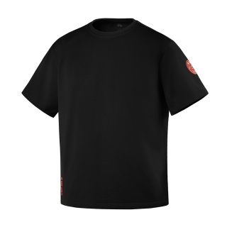 M-TAC Koszulka Train Hard Oversized Cotton Hard Czarna